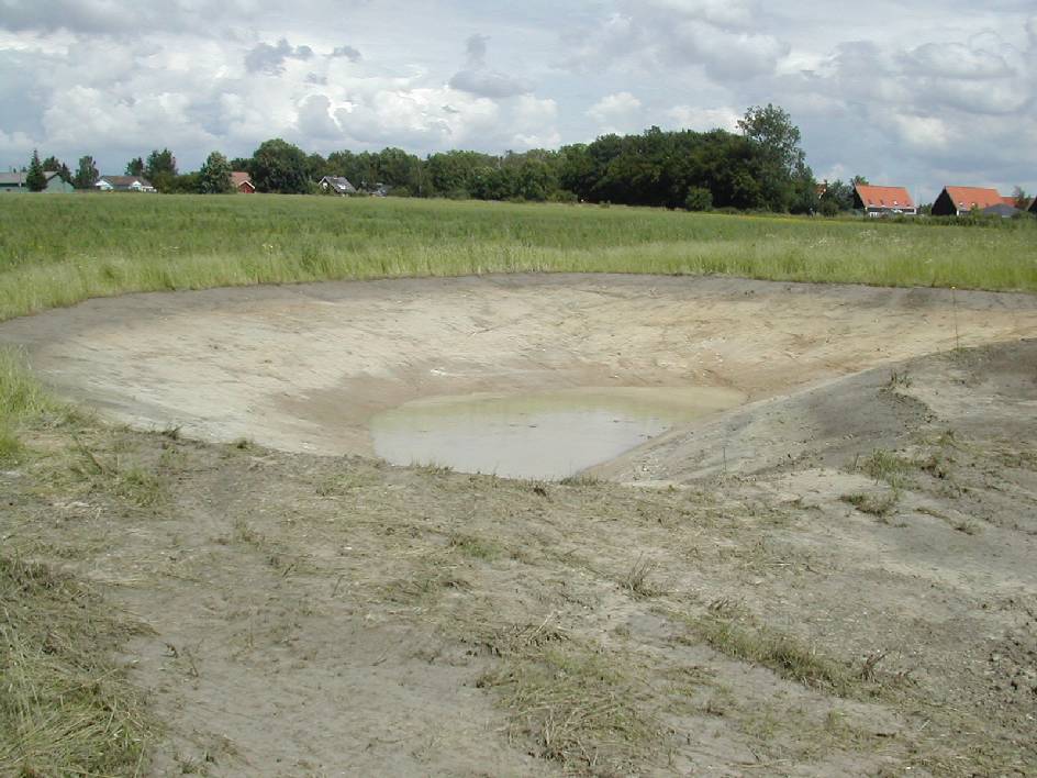 Nyopgravet sø