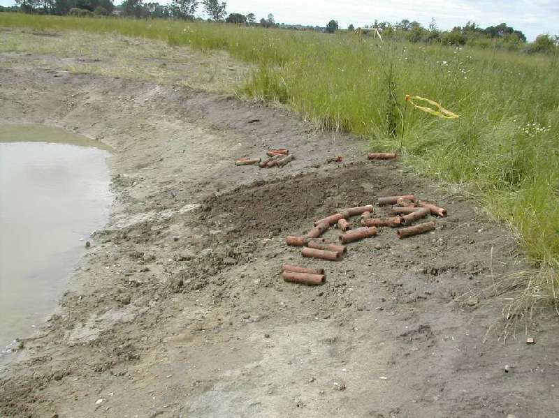 Drænafløbet er fjernet